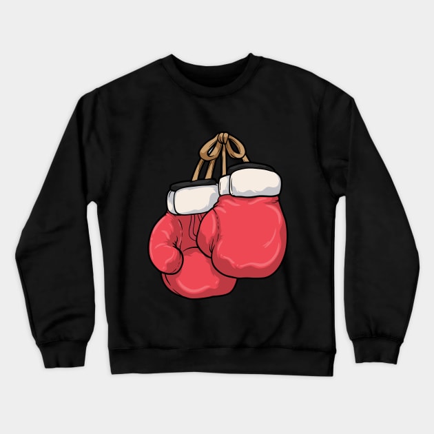 Boxing gloves Boxing Crewneck Sweatshirt by Markus Schnabel